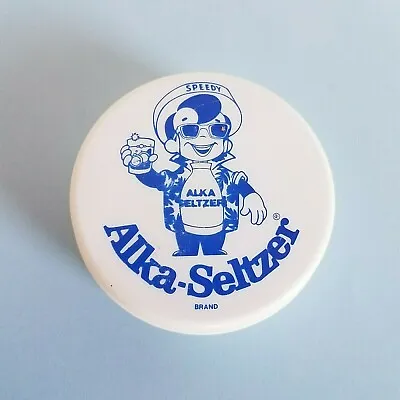 Vintage Collapsible Travel Cup With Lid Pill Holder Speedy Alka Seltzer • $7.95
