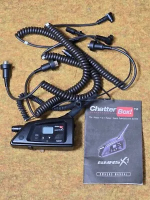 GMRS-X1 Chatterbox Motorcycle Communication Headsets-Used-Untested-Free Shipping • $30