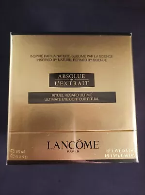 Lancome Absolute L'extriat Ultimate Eye Contour Ritual Gift Set - New & Sealed • £120