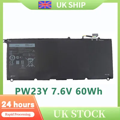 NEW PW23Y Battery For XPS 13 9360 P54G002 13-9360-D1605G 13-9360-D1605T 60Wh • £39.99