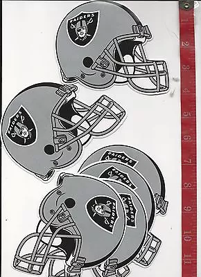 6 Large Helmet Stickers NFL Oakland Raiders • $8