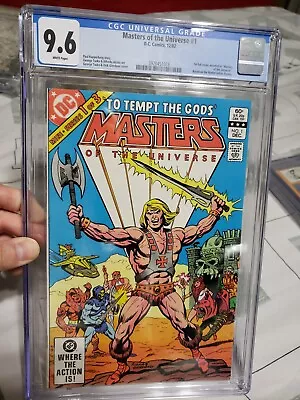 Masters Of The Universe #1 Cgc 9.6 1st Comic Series He-man White Pages  • $289.95