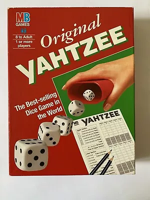 Original Yahtzee 1997  Dice Game -Vintage MB Games Complete  VGC Family Games • £11