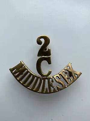 Middlesex Regiment Brass Title • £49.99