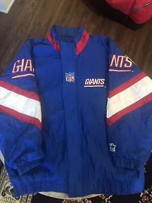 Vintage Starter Jacket New York Giants Men’s Large NFL 90’s Pro Line • $58