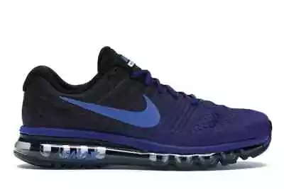 Nike Air Max 2017 849559-401 Men's Blue Low Top Athletic Running Shoes PAW83 • $139.99