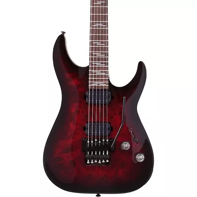 $549 • Buy Schecter Guitar Research Omen Elite-6 FR Electric Guitar Black Cherry Burst