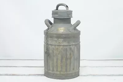 Antique 1920's 5 Gal. Oil Gas Kero Can Ellisco Ellis And Sons Inc. Philadelphia • $160