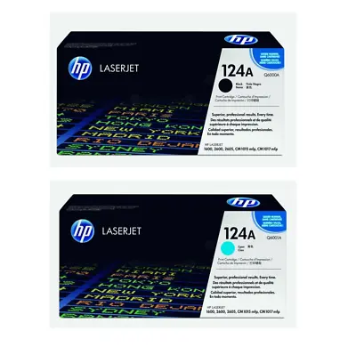 X 2 HP Q6001A & X1 Q6000A Laser Cartridge (5526) • £80