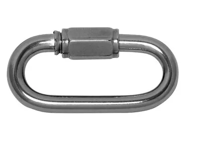 £2.88 • Buy Stainless Steel Quick Link Screw Lock Chain Fastener Carabiner Repair Hiking 
