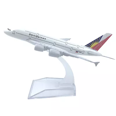 1:400 16cm A380 Philippine Airlines Airplane Model Alloy Diecast Plane Ornaments • $12.94