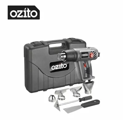 Ozito 2000W Adjustable Temperature Airflow Heat Gun Kit And Tools 50-600°C Range • $59.95