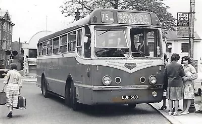 Bus Photo: LUF500 Southdown MS (1500). 1952 Leyland Royal Tiger/ East Lancs B40R • £1.65