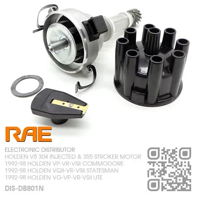 $234 • Buy Rae Electronic Distributor V8 Injected 304-355 Motor [holden Vp-vr-vs Commodore]