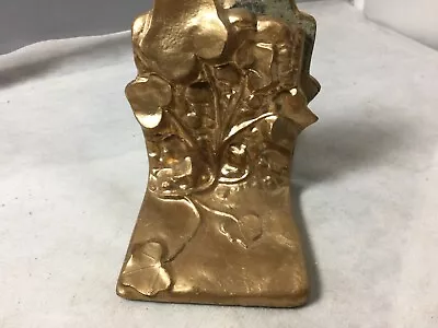 McClelland Barclay Gold Metal Ivy Bookends • $55.50