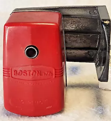 VTG Hunt Boston-ette Pencil Sharpener Desk Or Wall Mount Manual Wood Hand Crank • $8