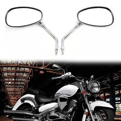 $23.95 • Buy For Yamaha V Star 950 XVS950 Motorcycle Rear Rearview Side Mirrors Chrome 10mm