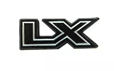 1984-93 Ford Mustang LX Rear Trunk Deck Lid Replacement Emblem In Black & Chrome • $14.95