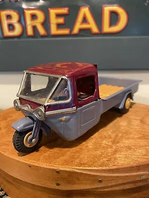 Vintage Tin Friction Bandai Mazda Japan Three Wheel Truck Car Motorcycle Toy • $98