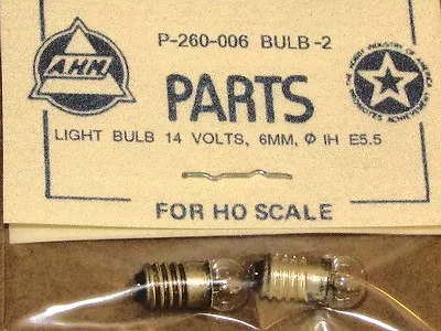 Light Bulbs Ahm  Rivarossi New Parts P-260-006 14 Volts • $7.99