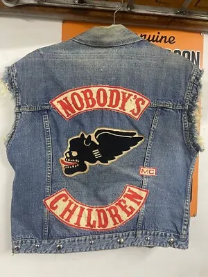 Vtg Motorcycle Club Vest-  • $450