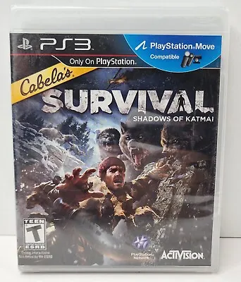 Cabela's Survival - Shadows Of Katmai (Sony PlayStation 3 PS3 2011) New/Sealed • $17.77