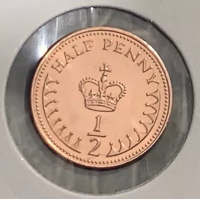 1984 Brilliant Uncirculated 1/2p Coin Half Pence Bunc Unc Bu Unreleased NIFC • £6.95