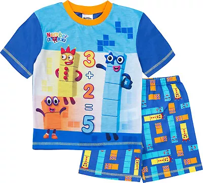£9.99 • Buy Numberblocks Boys Pyjamas, Short Summer Pyjamas Pjs, Official Merchandise