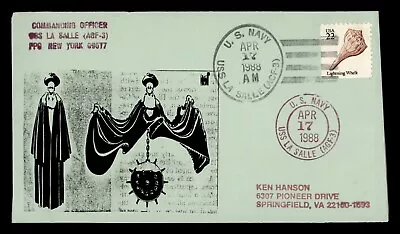 Dr Who 1988 Uss La Salle Navy Ship Masonic Stamp Club C126626 • $0.50