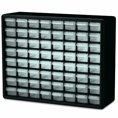 	Small Parts Storage Cabinet Drawer Bin Organizer Box 64 Drawers Metal Craft	... • $49.29