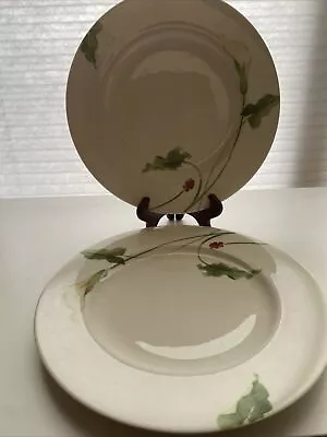 2 Mikasa CLASSIC CALLA Lily Pattern 10 7/8  Dinner Plate Super Strong Fine China • $19.99