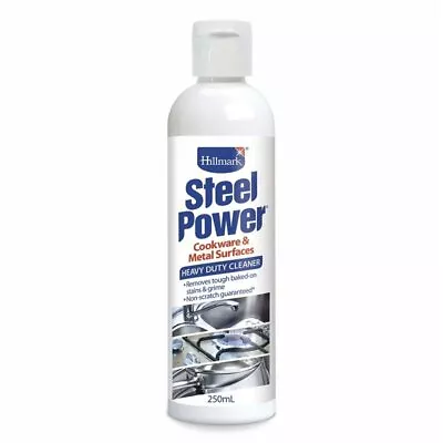 Hillmark 250ml Steel Power Stainless Steel Cleaner • $22.18