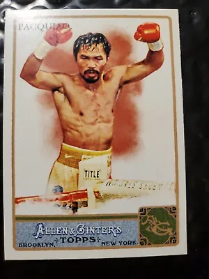 $1.99 • Buy 2011 Topps Allen & Ginter Baseball #262 Manny Pacquiao Rookie *2nd Card Listed*