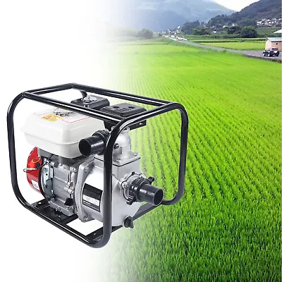 2  Inch 6.5HP Gas Water Semi Trash Pump Gas-Power Water Irrigation Transfer Pump • $149.15