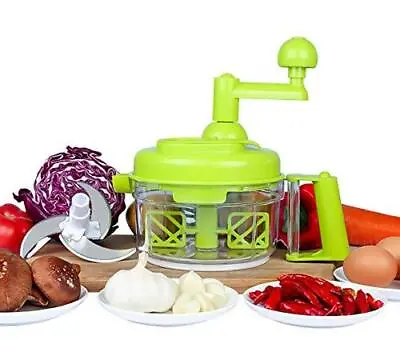 $33.89 • Buy Tenta Kitchen 3.2-Cup/800ml Hand Crank Food Processor/Manual Food Chopper/Meat