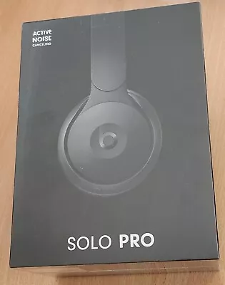 BEATS Solo Pro Wireless Noise Cancelling Headphones Black - Brand New Unopened • $249