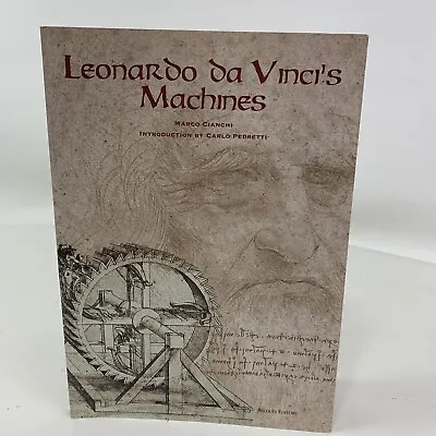 Leonardo Da Vinci's Machines By Marco Cianchi Paperback Book • $6.38