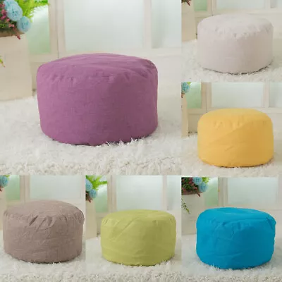 Foot Stool Seat Ottoman Covers Footstool Round Sofa Pedal Cushion Bench Covers • $17.85