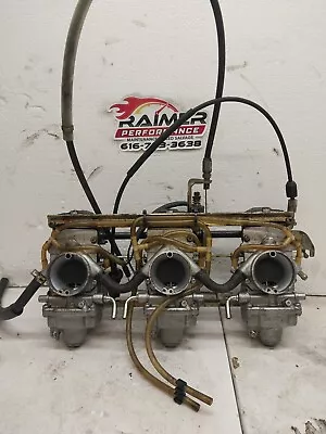 1997-03 Yamaha Vmax Venture Sxr Sx 700 600 Mikuni Carbs CARBURETORS Triple Rack • $180