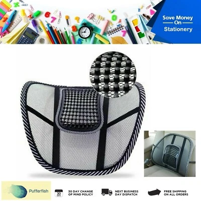$14.99 • Buy Lower Back Lumbar Support Office Chair Car Seat Lumber Cushion Backrest Mesh AU