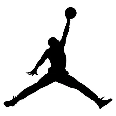 Air Jordan Jumpman Logo 6  Michael Jordans MJ 23 Die Cut Vinyl Decal Sticker 2x • $4.99