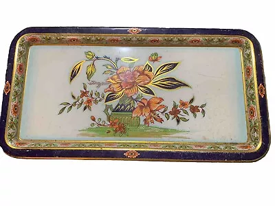 Vintage Daher Decorated Ware Floral Tray Made In England • $3