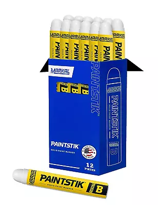 Markal 80220 B Paintstik Solid Paint Ambient Surface Marker White • $31.99