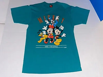 Mickey Unlimited Mickey Mouse Velva Sheen Vintage Shirt L/XL • $30