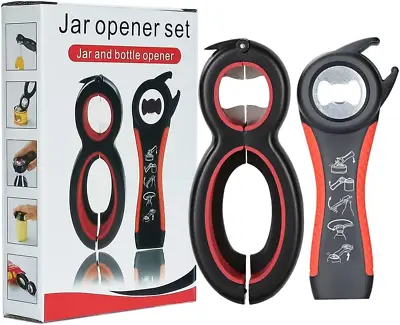 £12.66 • Buy Otstar 6 In 1 Jar Opener And Bottle Opener With 5 In 1 Multi-Function Opener To