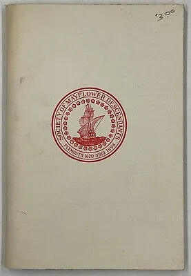 1942 Society Of Mayflower Descendants Plymouth Ohio • $30