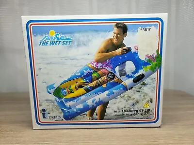 Vintage Intex The Wet Set Inflatable Wave Blaster 2000 New Open Box Pool Toy • $75.87