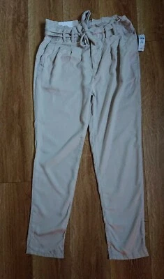 £11 • Buy Bnwt Gap Straight Peg Leg Beige Cream Trousers Size Uk 8r Lyocell 