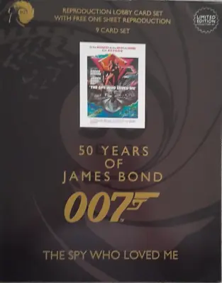 £14.95 • Buy James Bond 007 ~ 50 Years Lobby Card Set ~ The Spy Who Loved Me ~ New