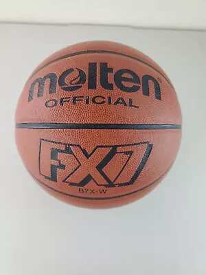 Molten Official FX7 B7X-W Composite Leather Indoor Basketball 29.5  Size 7 • $24.99